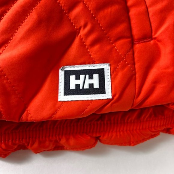 Helly Hansen Womens Gilet Sailing Quilted Vest Orange Zip Up Pockets Lined M New - Picture 4 of 10